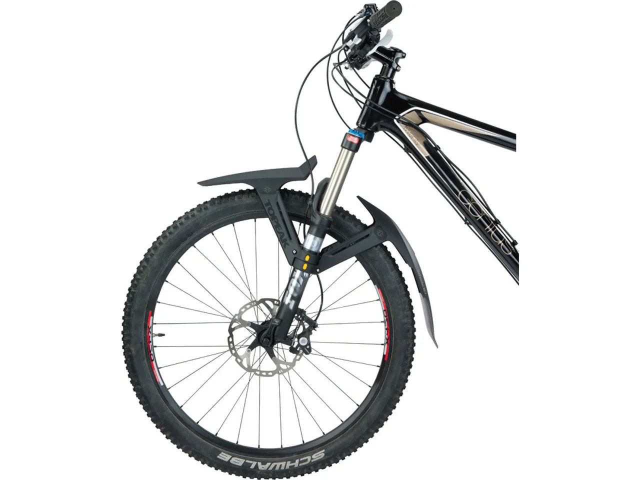 Topeak VR-Schutzblech DeFender XC1 für 26" - 29", Black, 26" - 650C