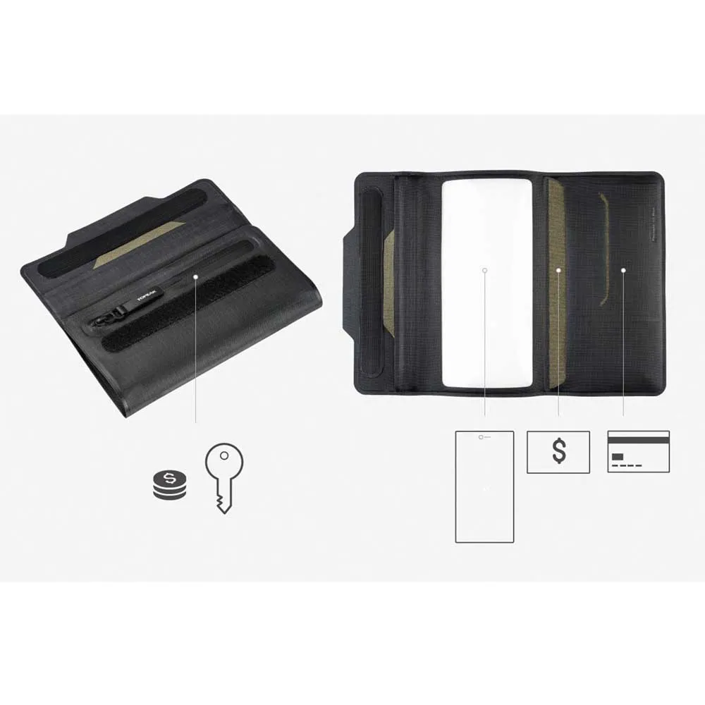 Topeak Waterproof 6.7´´ Telefonfodral, Black / clear, One Size Topeak Waterproof 6.7´´ Telefonfodral, Black / clear, One Size