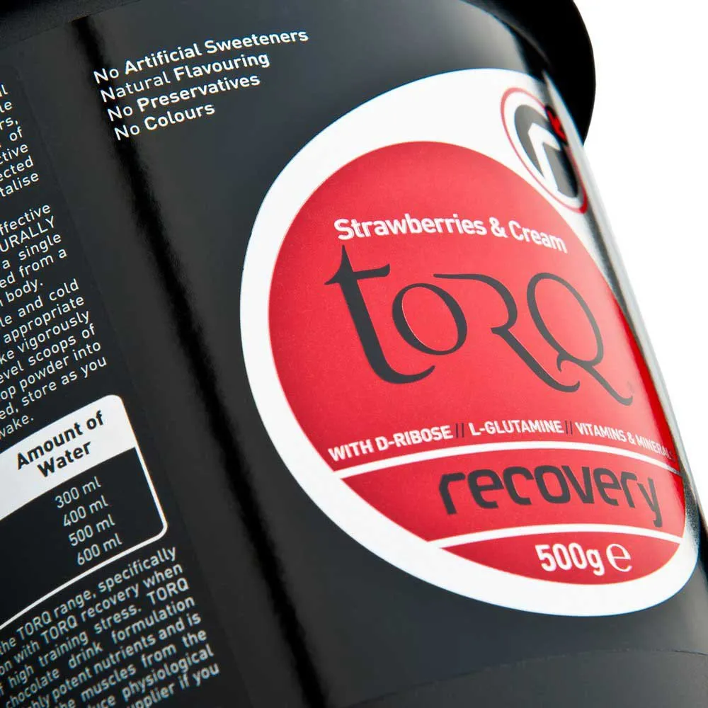 Torq Återställning & Jordgubbe Grädde 500g, Red, One Size