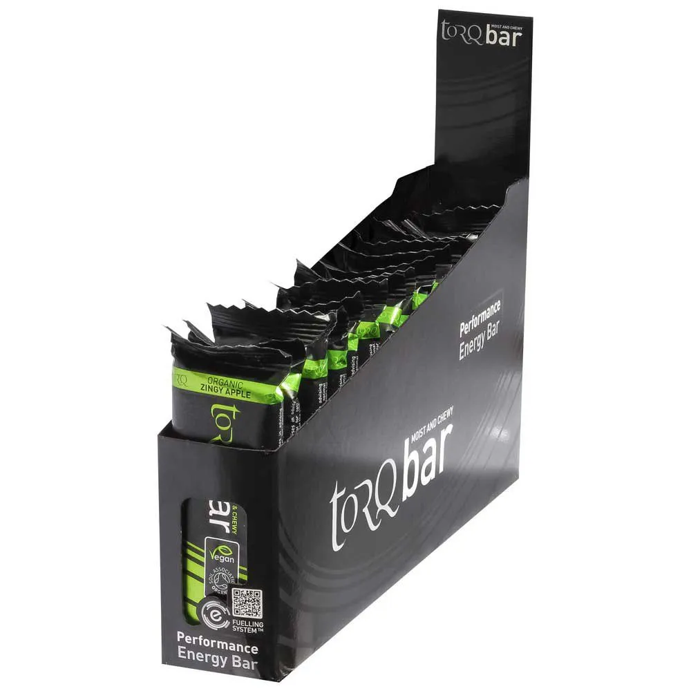Torq Låda Med Ekologiska Energibarer Syrligt äpple 45g 15 Enheter, Black, One Size Torq Låda Med Ekologiska Energibarer Syrligt äpple 45g 15 Enheter, Black, One Size