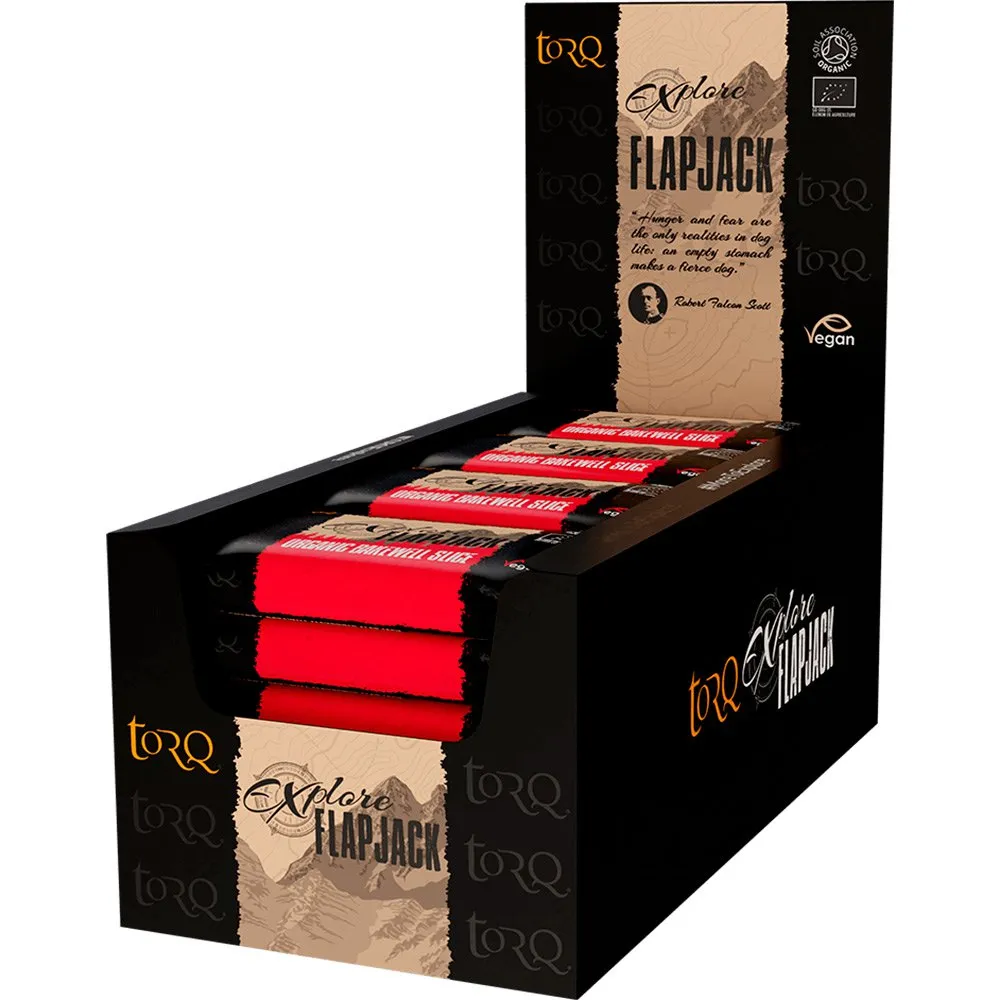 Torq Låda Med Ekologiska Havreflarn Energibars Bakewell-bit Körsbär 65g 20 Enheter, Black, One Size