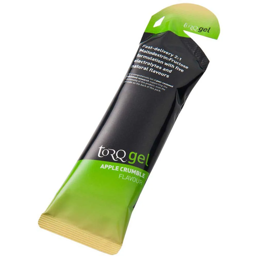Torq Låda Med Energigeler äppelcrumble 45g 15 Enheter, One size Torq Låda Med Energigeler äppelcrumble 45g 15 Enheter, One size