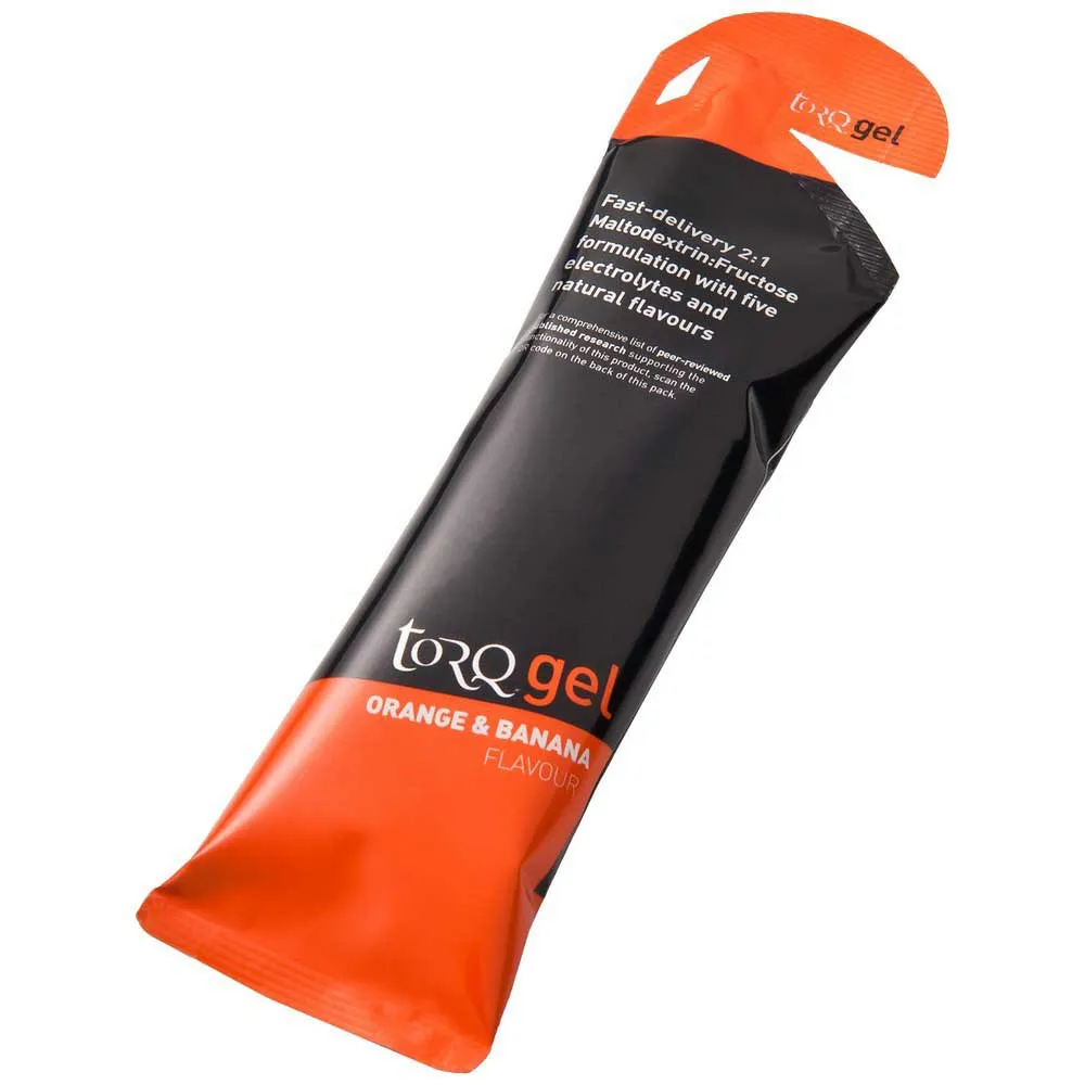 Torq Låda Med Energigeler Apelsin&banan 45g 15 Enheter, One size Torq Låda Med Energigeler Apelsin&banan 45g 15 Enheter, One size