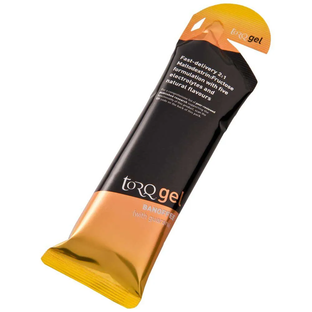 Torq Låda Med Energigeler Banoffee Och Guarana 45g 15 Enheter, One size Torq Låda Med Energigeler Banoffee Och Guarana 45g 15 Enheter, One size