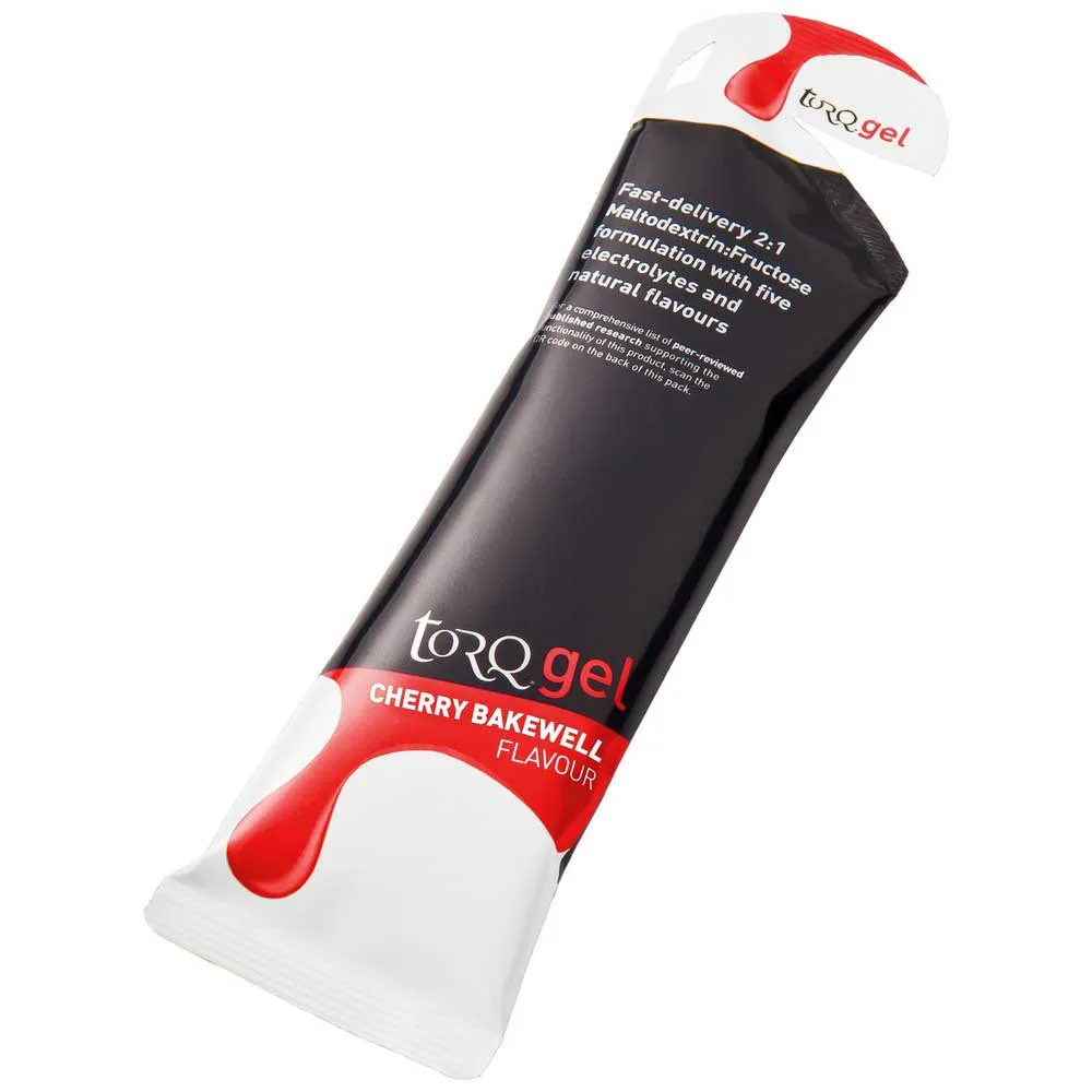 Torq Låda Med Energigeler Körsbärsbakelse 45g 15 Enheter, One size Torq Låda Med Energigeler Körsbärsbakelse 45g 15 Enheter, One size
