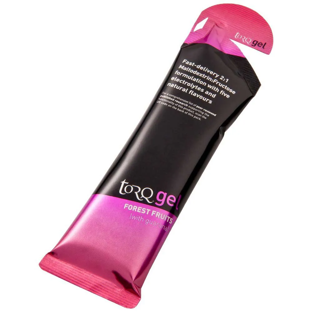 Torq Performance Guarana Låda Med Energigeler Skogsbär 45g 15 Enheter, One size