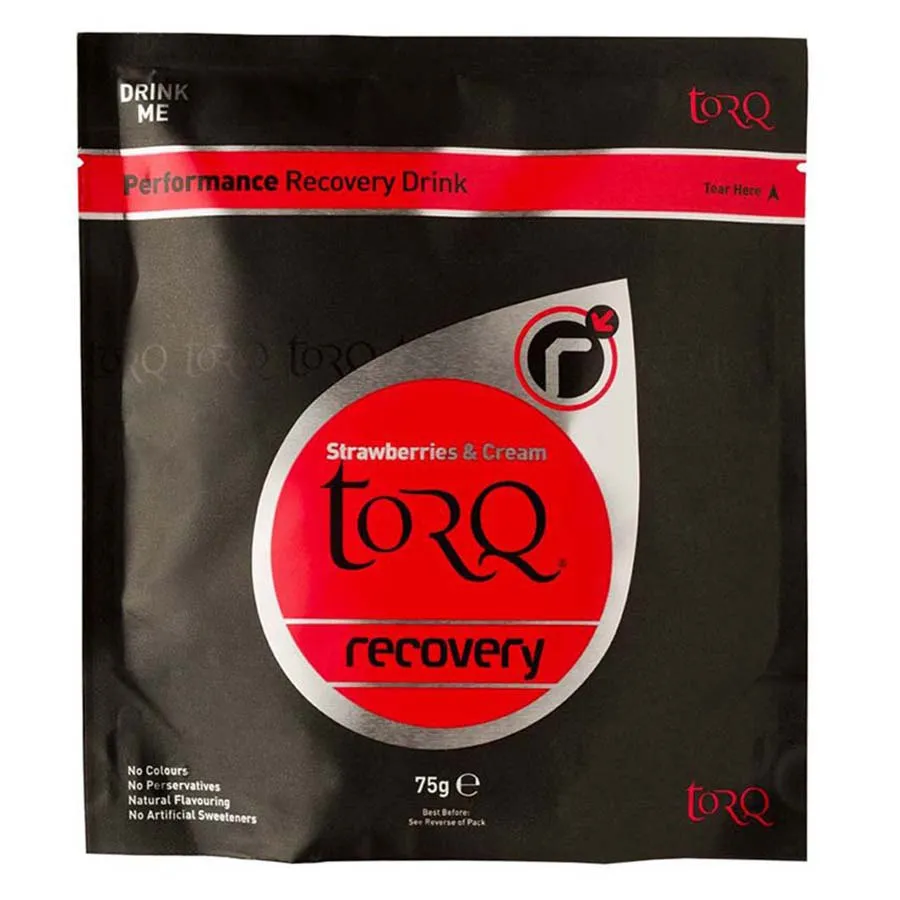 Torq Recovery Låda Med Energigeler Jordgubbar Och Grädde 50g 10 Enheter, Black, One Size Torq Recovery Låda Med Energigeler Jordgubbar Och Grädde 50g 10 Enheter, Black, One Size