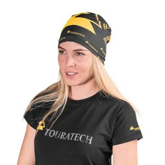 Touratech Logo Halsvärmare, Black / yellow