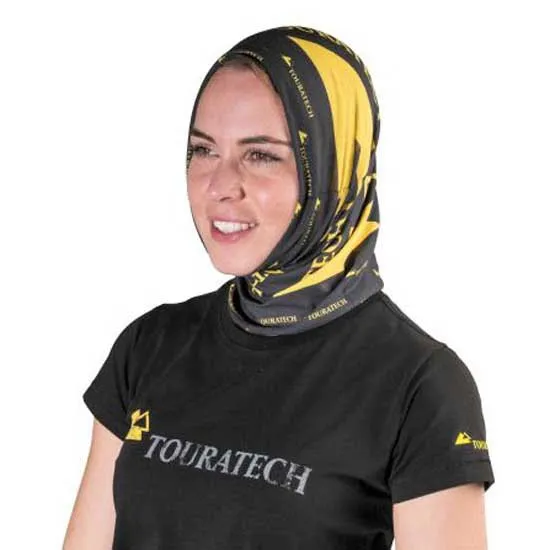 Touratech Logo Halsvärmare, Black / yellow