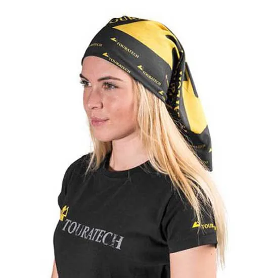 Touratech Logo Halsvärmare, Black / yellow