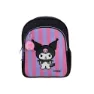 Toybags Kuromi Lågstadiet Dubbelfack Anpassningsbar Till Vagn Ryggsäck, Multicolor