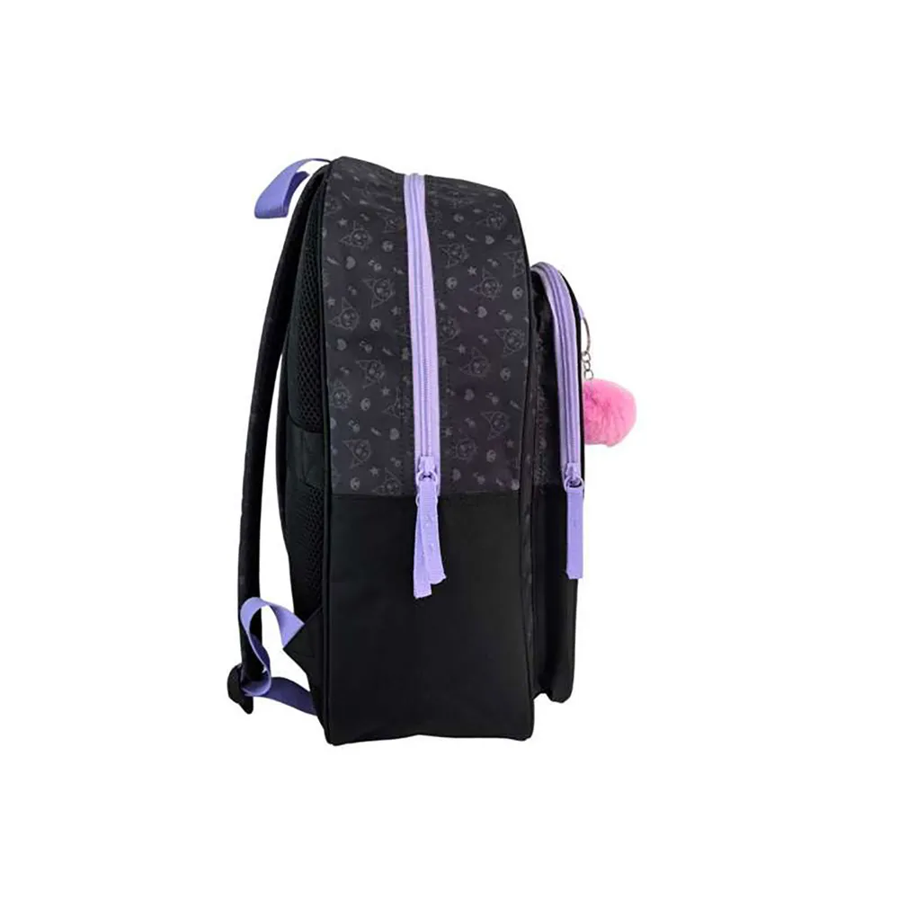 Toybags Kuromi Lågstadiet Dubbelfack Anpassningsbar Till Vagn Ryggsäck, Multicolor
