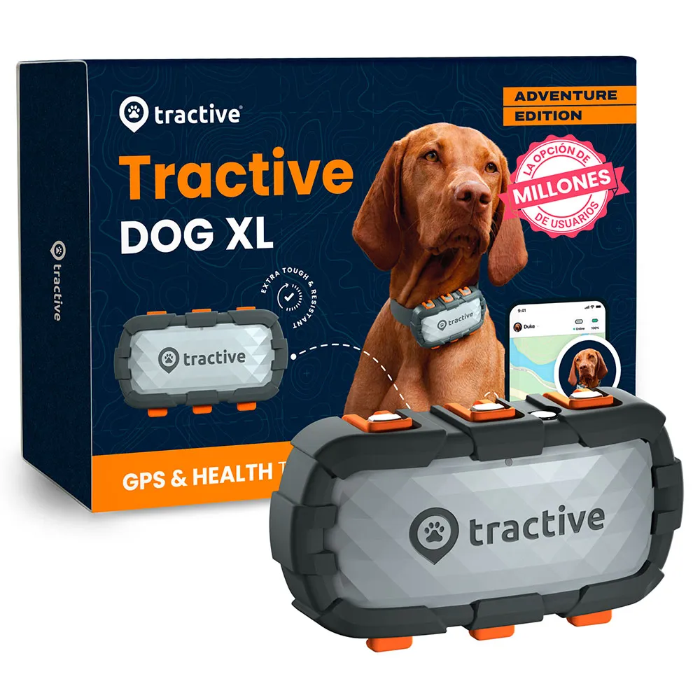 Tractive Adventure Dog Xl Gps-locator, Grey, One Size Tractive Adventure Dog Xl Gps-locator, Grey, One Size
