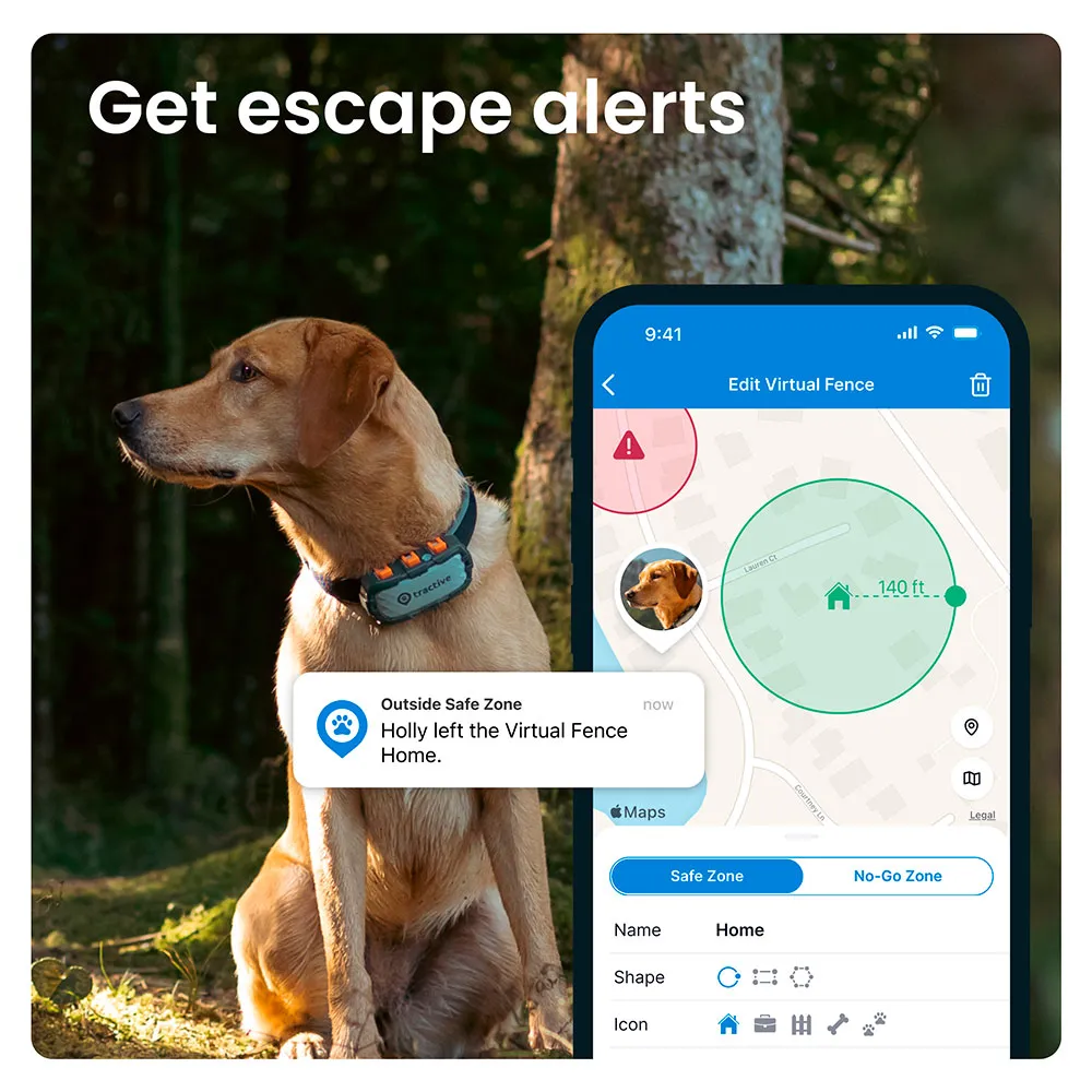 Tractive Adventure Dog Xl Gps-locator, Grey, One Size Tractive Adventure Dog Xl Gps-locator, Grey, One Size