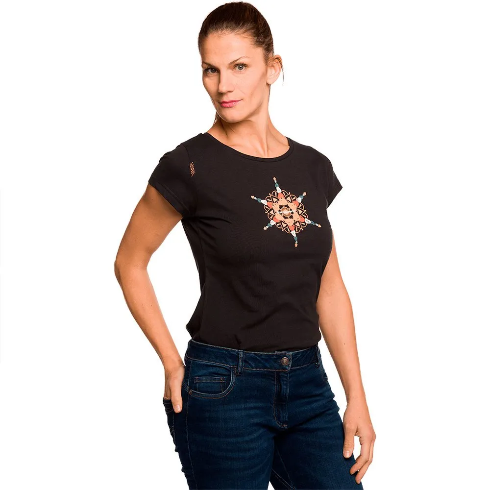 Trango Mandala T-shirt Med Korta ärmar, Black Trango Mandala T-shirt Med Korta ärmar, Black