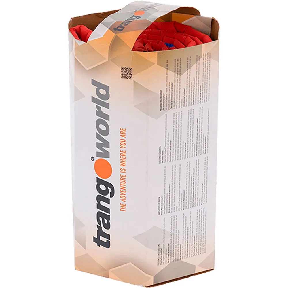 Trango Micro Bump Pad Uppblåsbar Madrass, Oranged red / grey