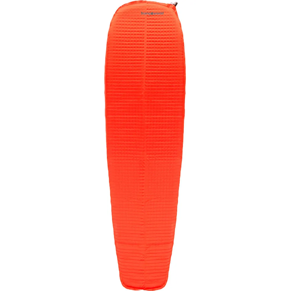Trango Micro Bump Pad Uppblåsbar Madrass, Oranged red / grey