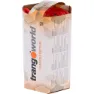 Trango Micro Bump Pad Uppblåsbar Madrass, Oranged red / grey