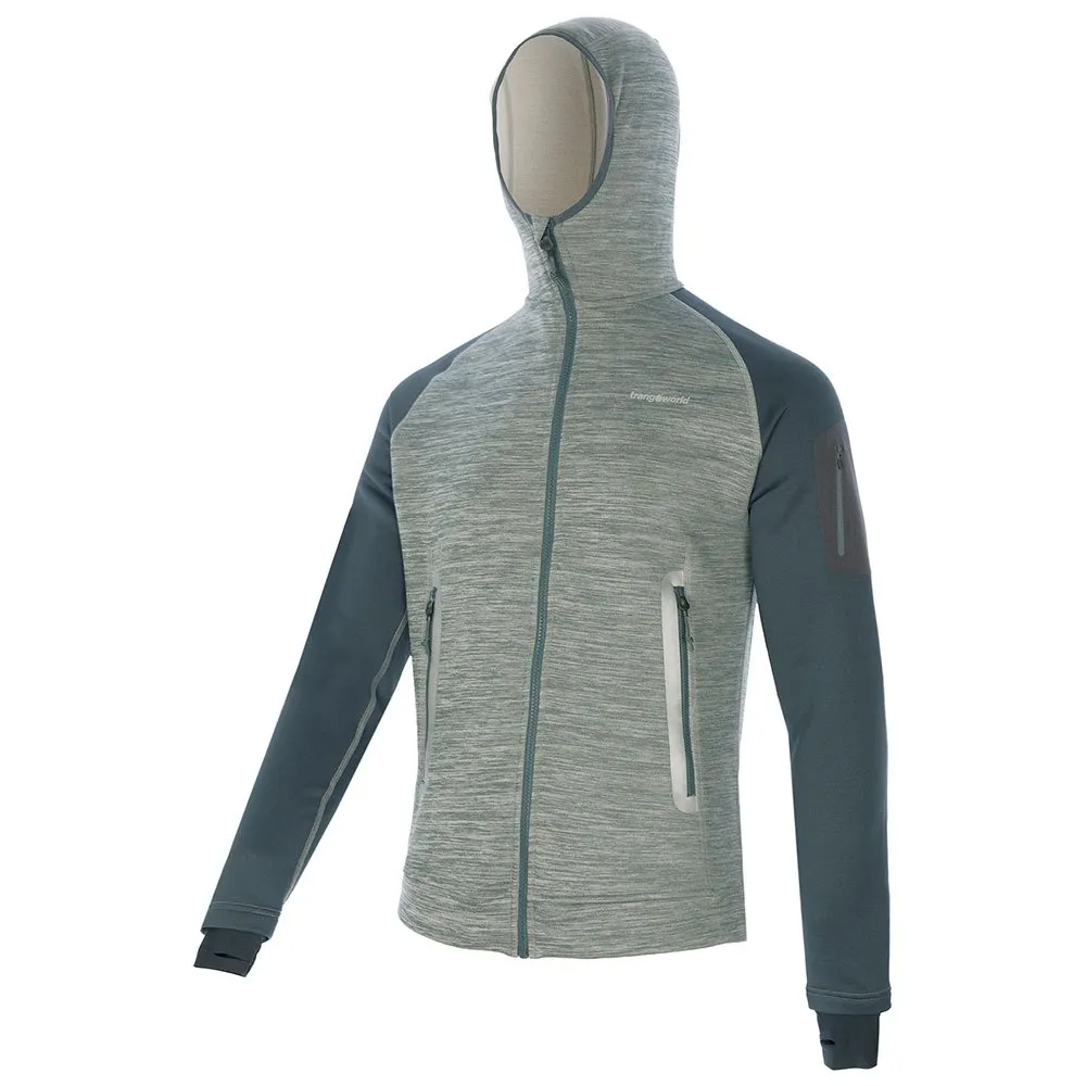 Trango Rondas Fleecejacka Med Huva, Dark shadow