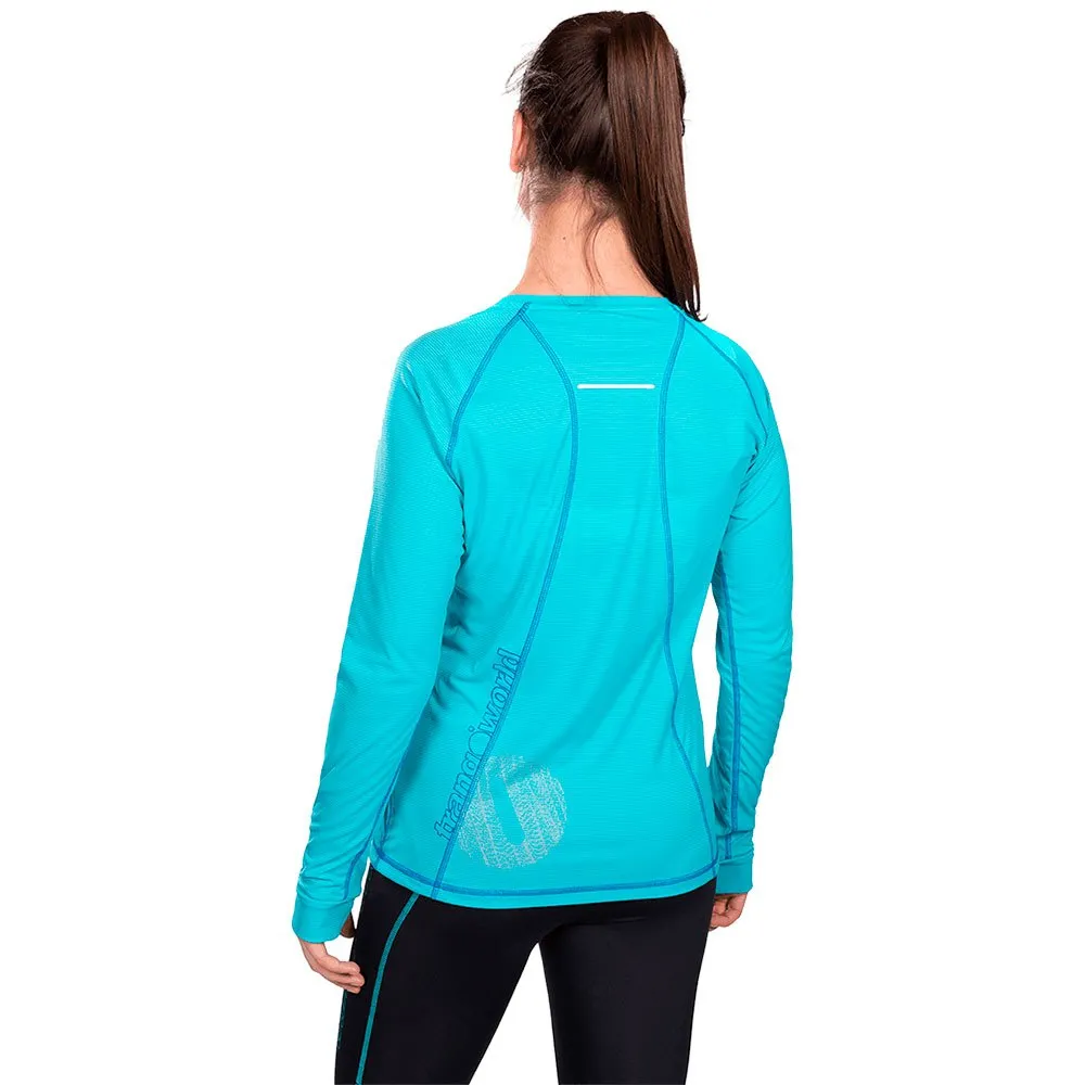 Trango Seira T-shirt Med Lång ärm, Turquoise / dark blue