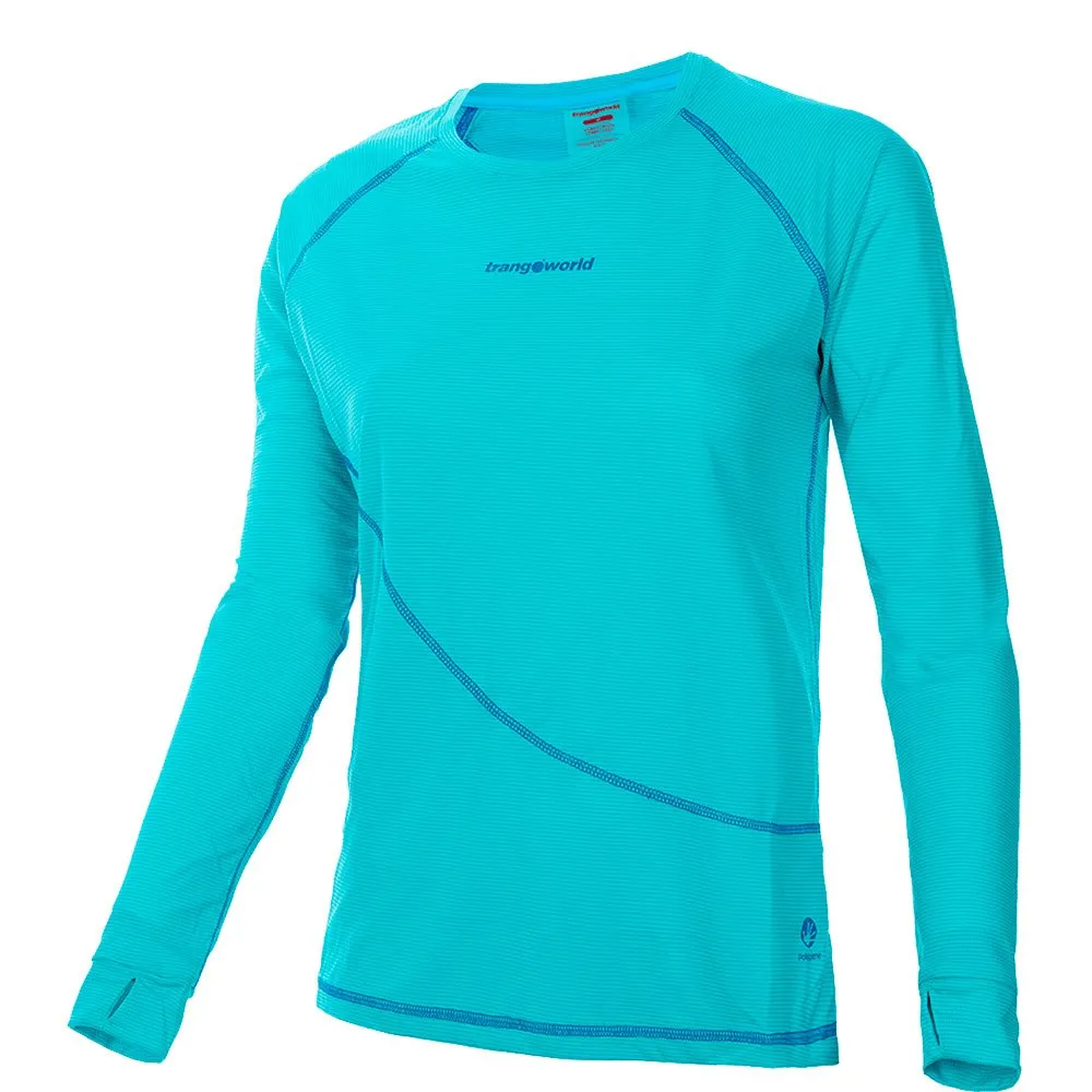 Trango Seira T-shirt Med Lång ärm, Turquoise / dark blue