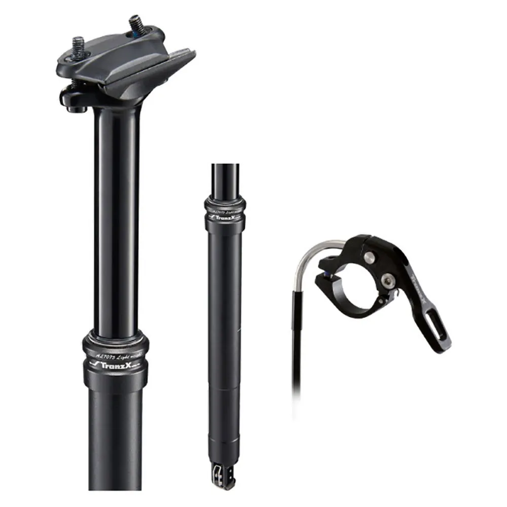 TranzX Internal Cable 90 Mm Dropperstolpe, Black, 287-377mm, 27.2mm