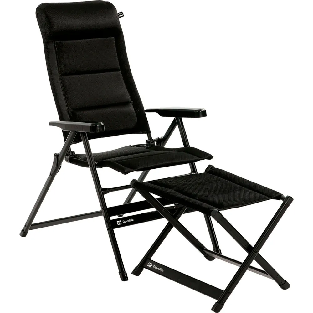 Travellife Barletta Comfort Xl Stol, Black, One Size