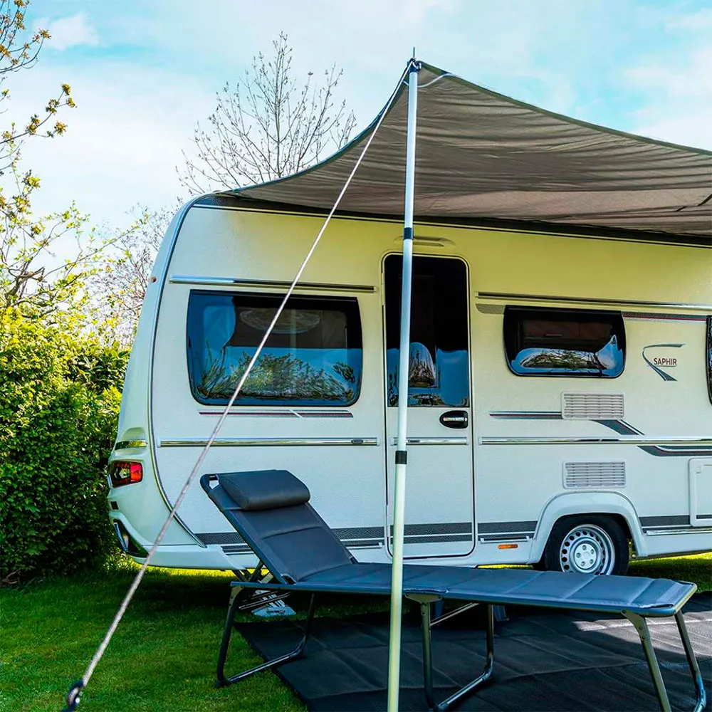 Travellife Sunshade With Led 250x400 Cm Förtält, Grey, One Size