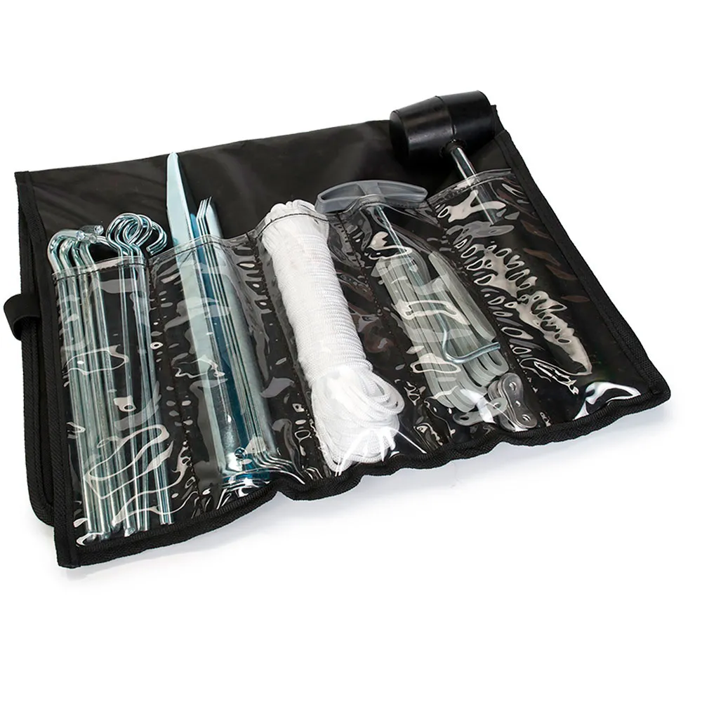 Travellife Tälttillbehörssats Med 34 Delar, Black, One Size