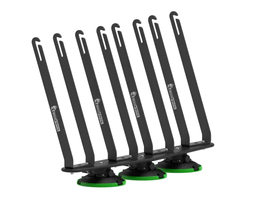 TreeFrog L4 Framhjulshållare för 4 hjul, Black, 4 Ruedas Delanters