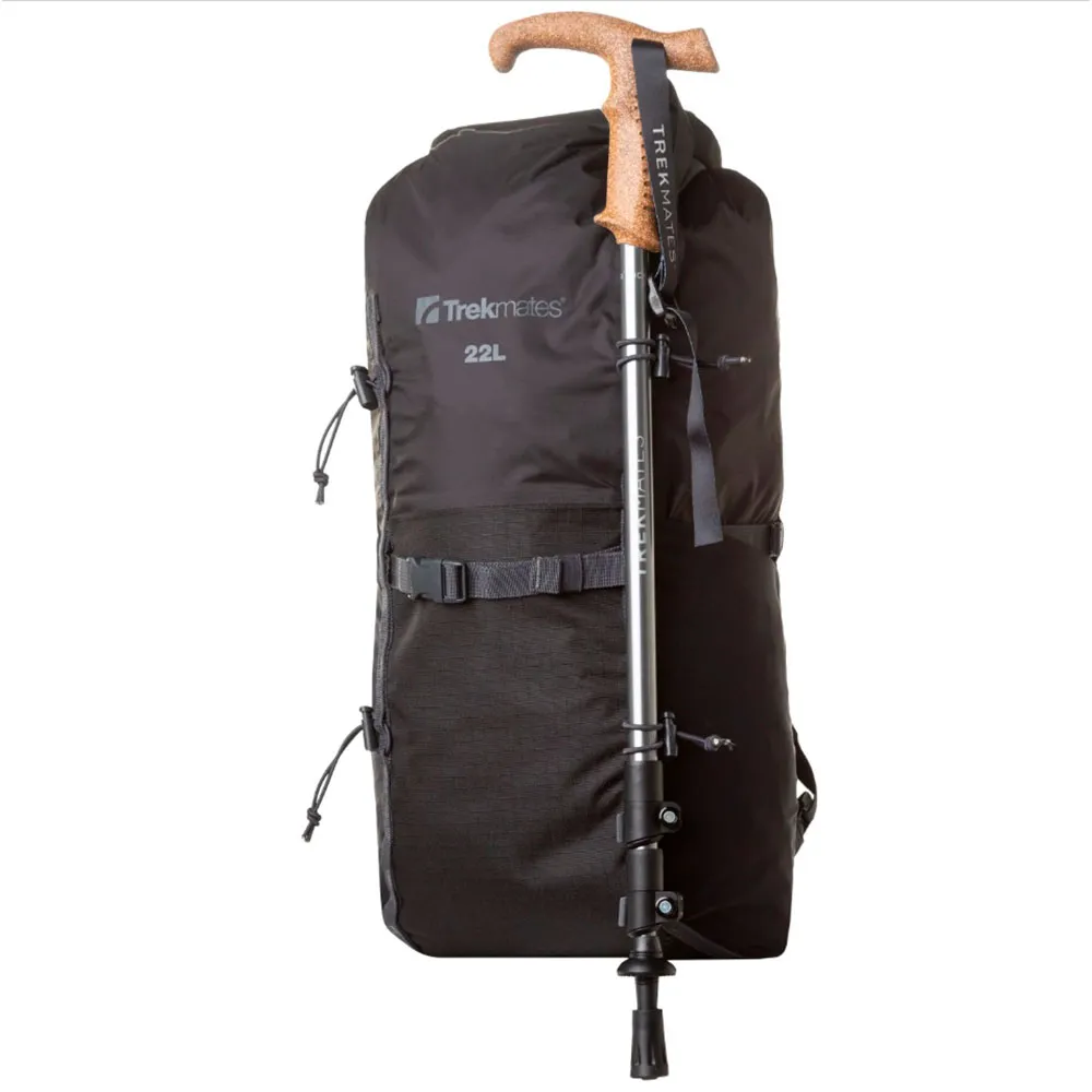 Trekmates Wanderer Lock Stavar, Asphalt, 63.5-140cm Trekmates Wanderer Lock Stavar, Asphalt, 63.5-140cm
