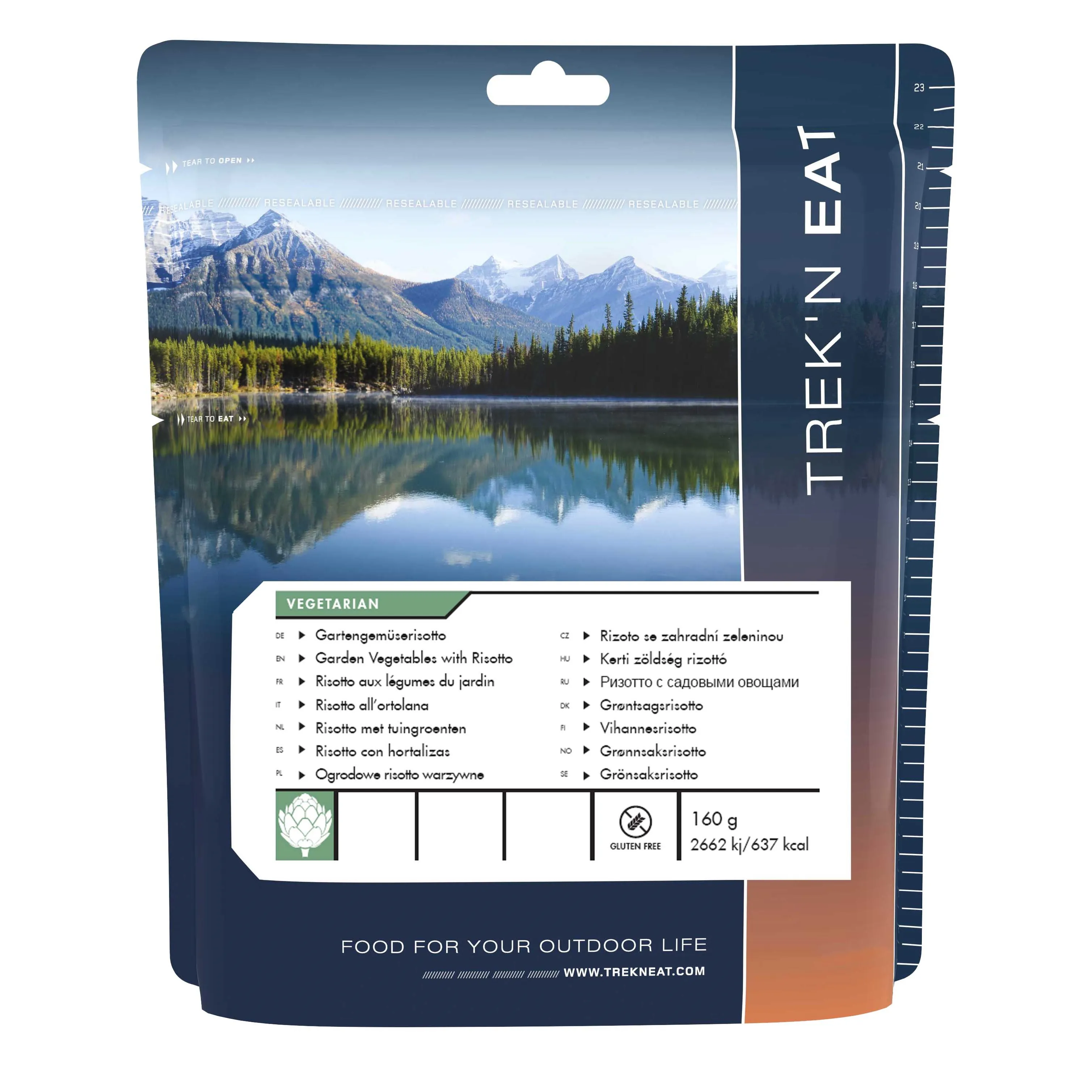 Trek'N Eat Garden Vegetables With Risotto, OneColor, One Size