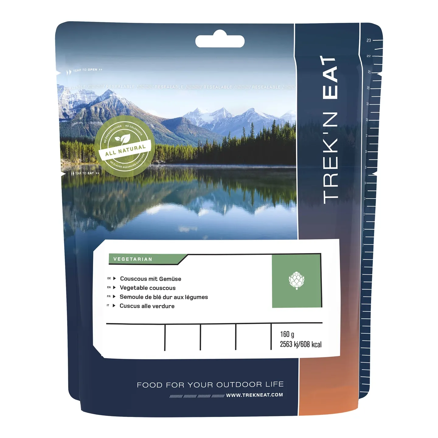 Trek'N Eat Trek N Eat Couscous with Vegetables, Silver, One Size