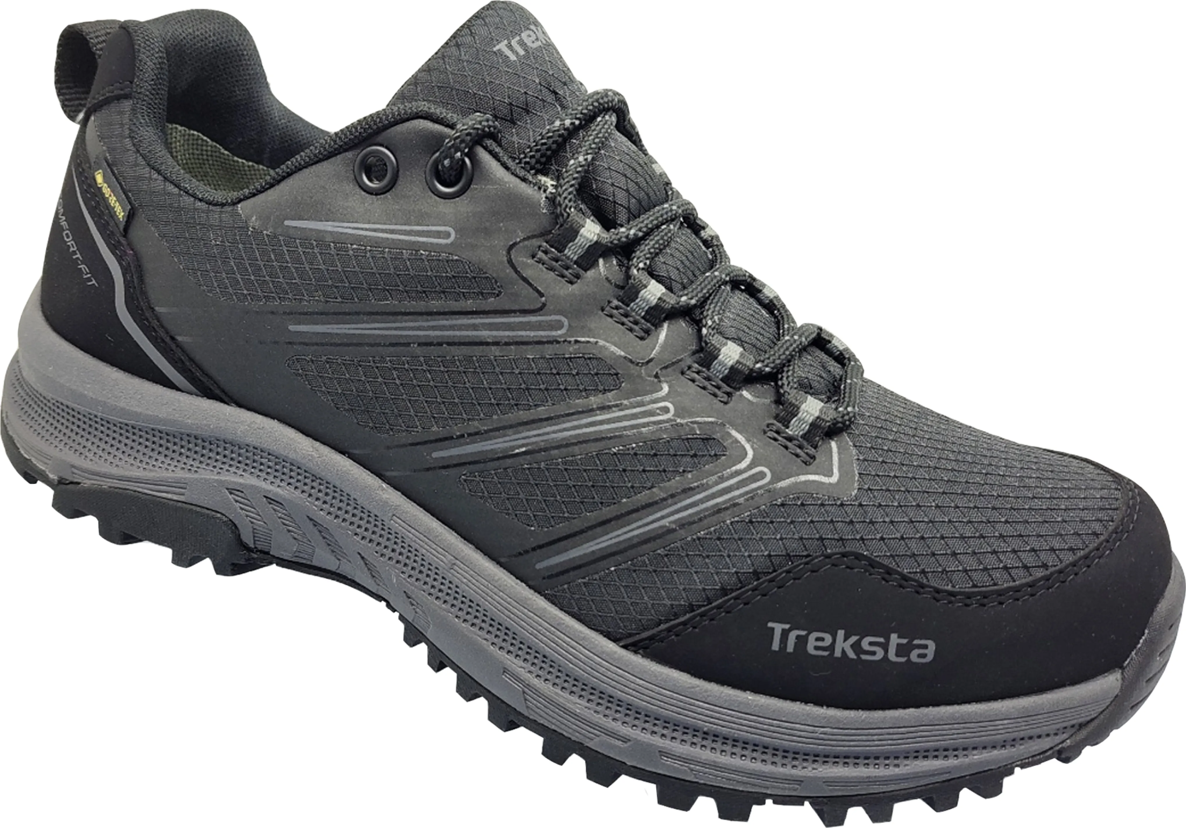TrekSta Unisex Larvik Low Lace Gore-Tex, Black
