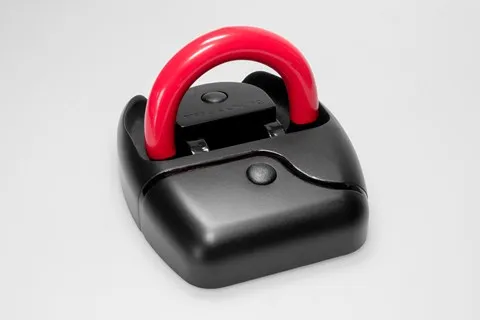 Trelock BA660 Golvankare, Black / red, One Size