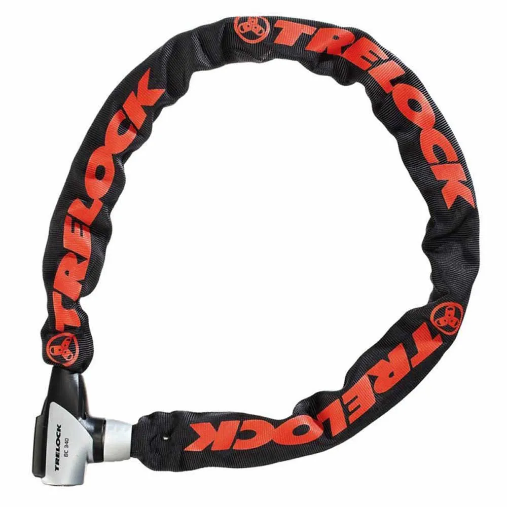 Trelock Bc340/85 Kedjelås, Black / red, 7 x 850mm