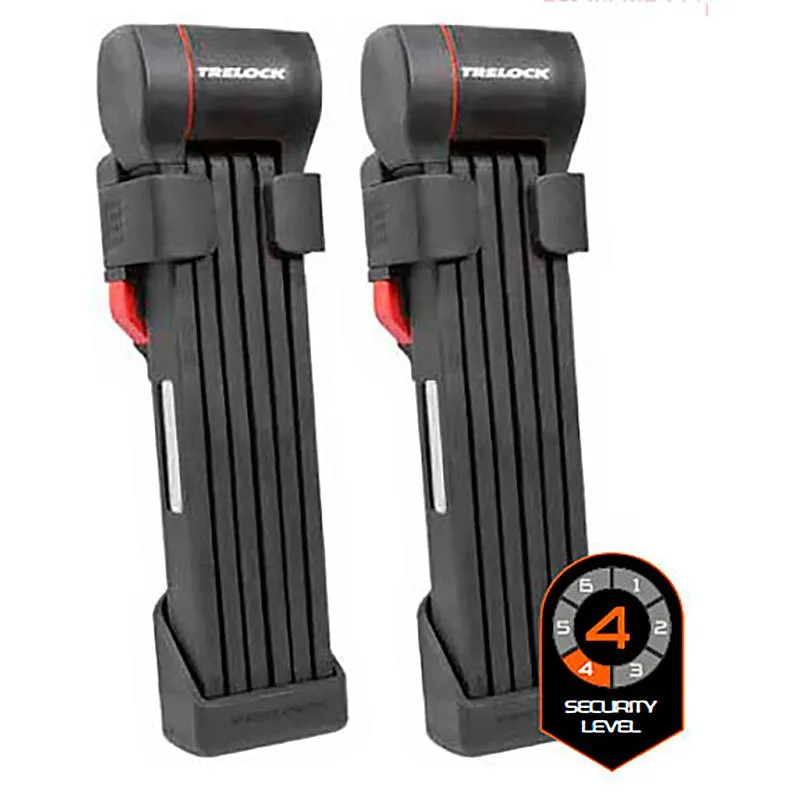 Trelock Fs 480 Cops X-press Hopfällbart Lås 2 Enheter, Black, 5 x 1000mm