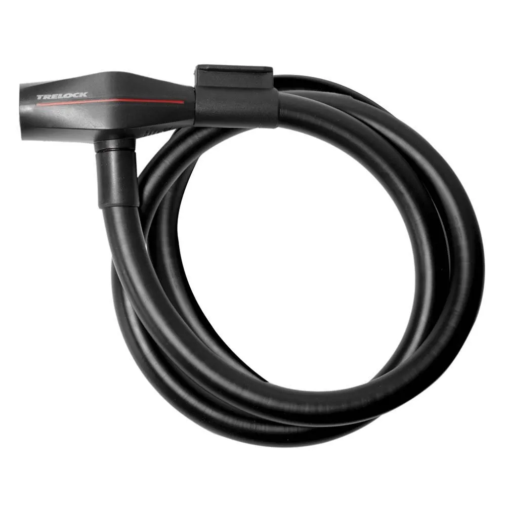 Trelock Ks 312 12 Mm Kabellås, Black, One Size