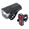 Trelock Lighthammer Ls 480/ls 740 Signal Cykellampset, Black / red, One Size