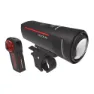 Trelock Ls 600 I-go Vector+ls 740 Vector Cykellampset, Black, One Size