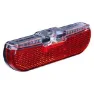 Trelock Ls 613 Duo Flat Bakljus, Red, One Size