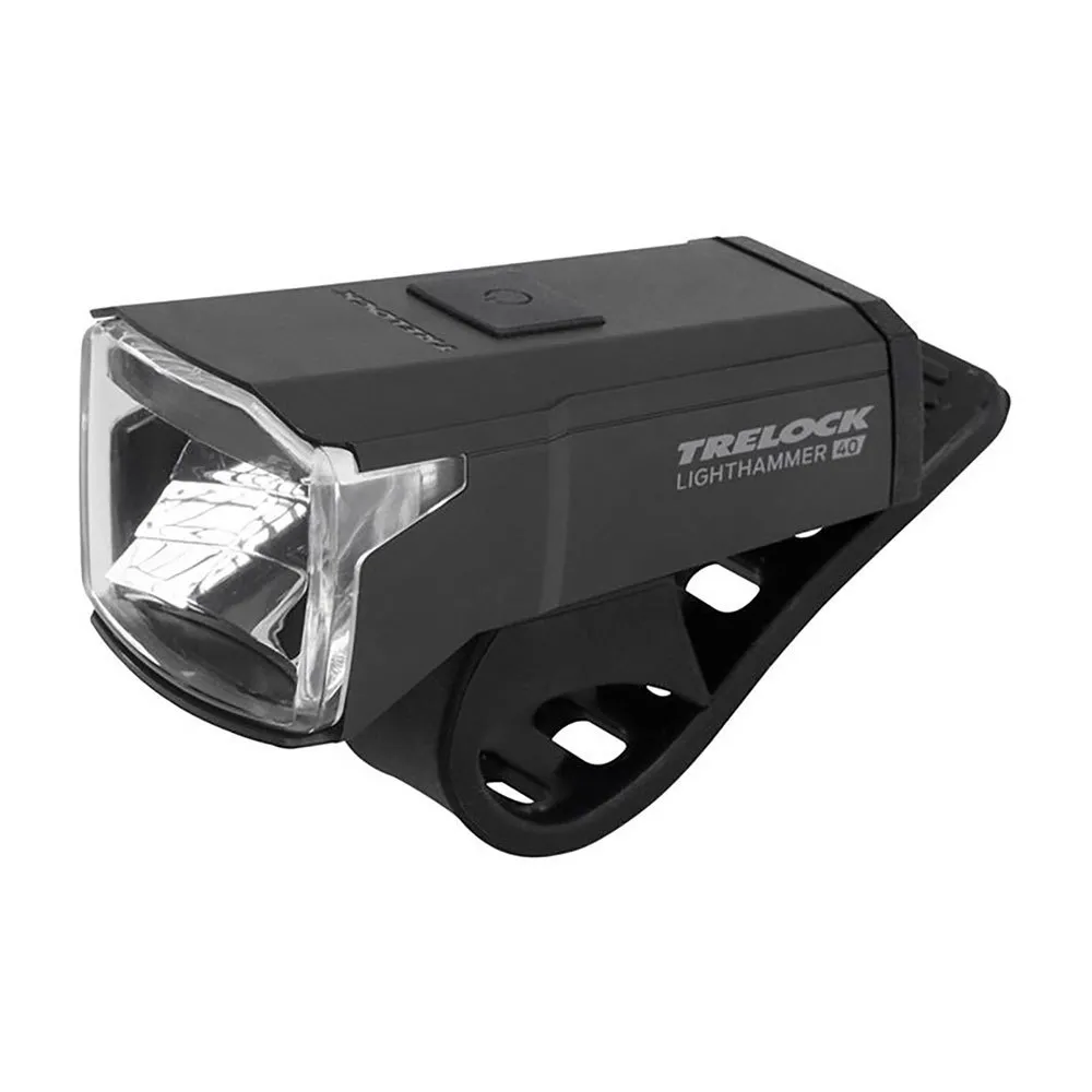Trelock Ls440 Lighthammer 40 Lux Framlampa, Black, One Size