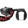 Trelock Rs 453 Az Standard Cykelramlås, Black / red, One Size