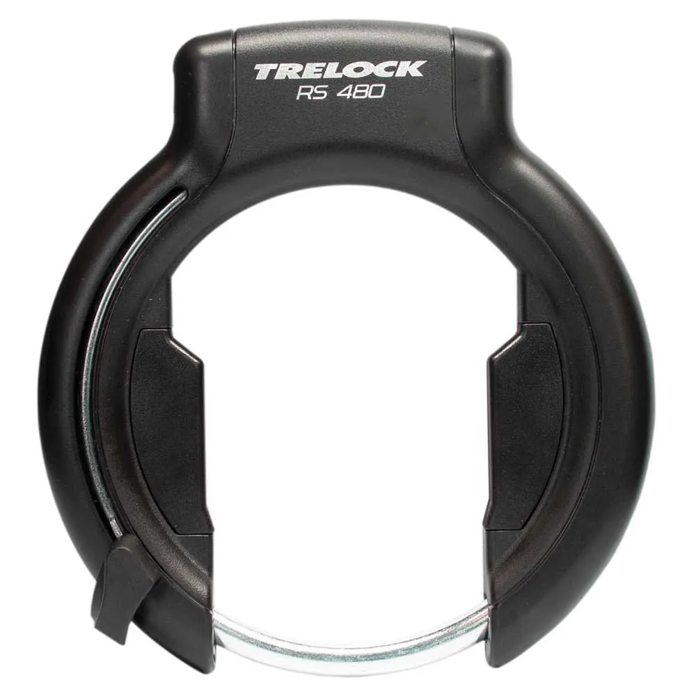 Trelock Rs 480 Xl 75 Mm Cykelramlås, Black, One Size