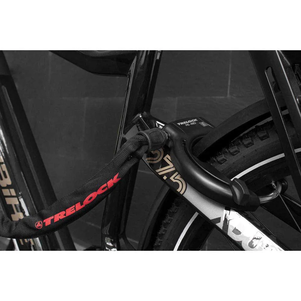 Trelock Rs 480 Xl Cykelramlås, Black, One Size