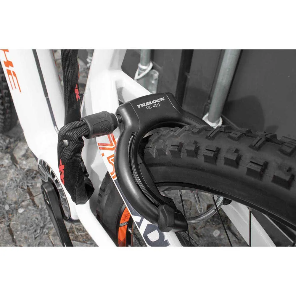 Trelock Rs 481 Xxl Cykelramlås, Black, One Size
