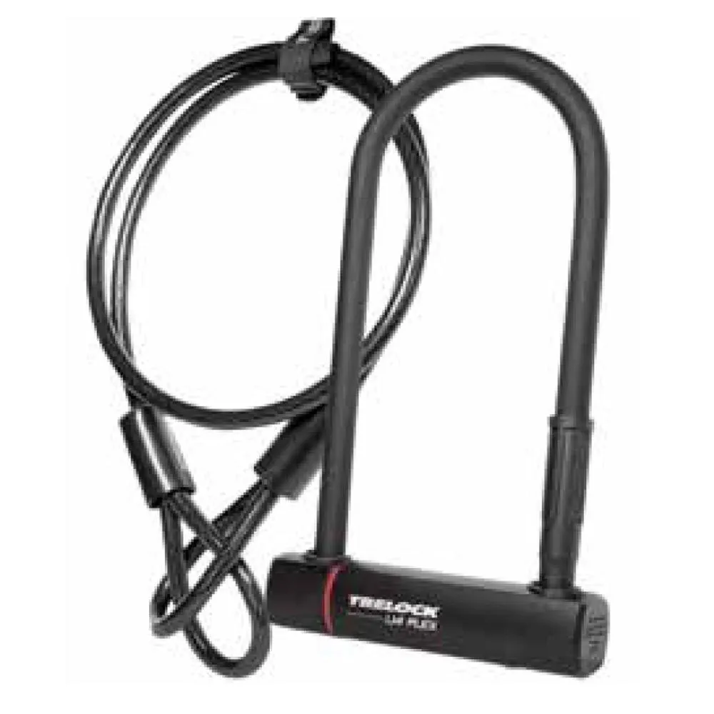 Trelock U4 Flex Bygellås, Black, 230 x 102 x 14mm