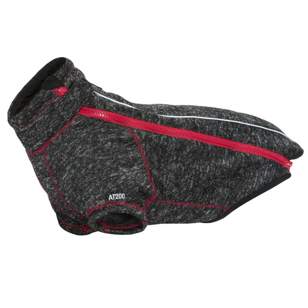 Trespass Boomer Fleece Hundjacka, Black melange x, L Trespass Boomer Fleece Hundjacka, Black melange x, L