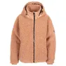 Trespass Burly Fleecejacka Med Huva, Dark blush