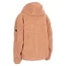 Trespass Burly Fleecejacka Med Huva, Dark blush